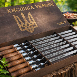 Коробка подарункова для шампурів (6 шт)